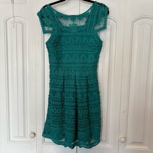 Yoana Baraschi Teal Dress Size 6